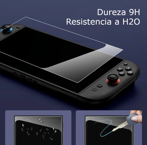 2 Piezas Micas Cristal Templado 9h Para Nintendo Switch2