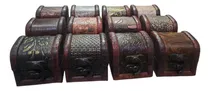Comprar X10 Baúl Cofre Alhajeros Caja De Madera Antiguo Souvenirs 