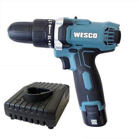 Imagem 1 de 4 de Parafusadeira/furadeira 3/8 - 12v C/impacto Wesco