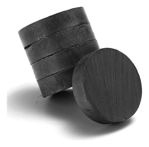 10 Piezas Imán Ferrita Redondo 25mm X 4mm 3200 Gauss