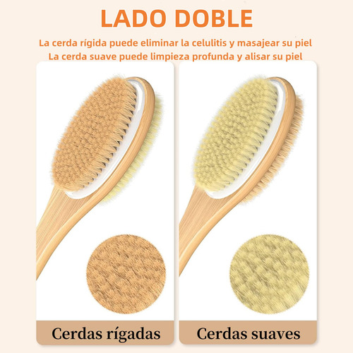 Cepillo Para Ducha 2 En 1,cepillo Corporal Para Masaje