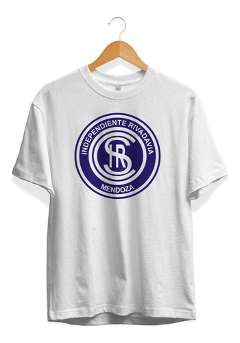 Remera Independiente Rivadavia Logo En El Pecho Simple