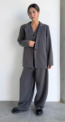 Traje Conjunto Sastrero Pantalón + Blazer Forrado