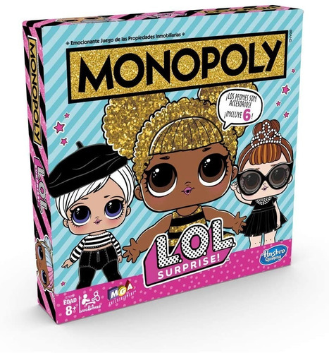 Monopolio Monopoly Lol Surprise Hasbro Original Español