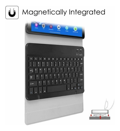 Capa Com Teclado Para Lenovo P11 Plus Tb-j616f 2021