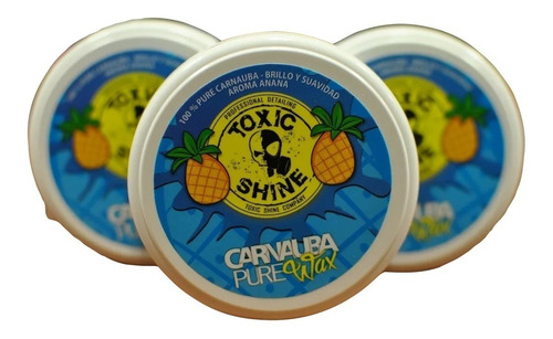 Imagen 2 de 9 de Toxic Shine Carnauba Pure Paste Wax - Cera En Pasta - 120grs