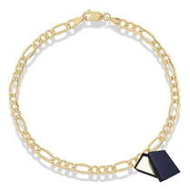 Comprar Pulsera Figaro Esclava Oro 10k Italiano 21cm 4.5mm Diámetro 7cm Oro Puro 10k Hombre Mujer Dama Regalo Brazalete Pulsera Para Hombre Oro Pulseras Oro 10k Oro Italiano Italy Pulsera Tejido Figaro Oro
