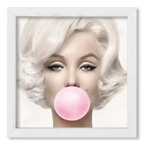Comprar Cuadros Deco 20x20 Chato Blanco Marilyn Monroe Bubblegum