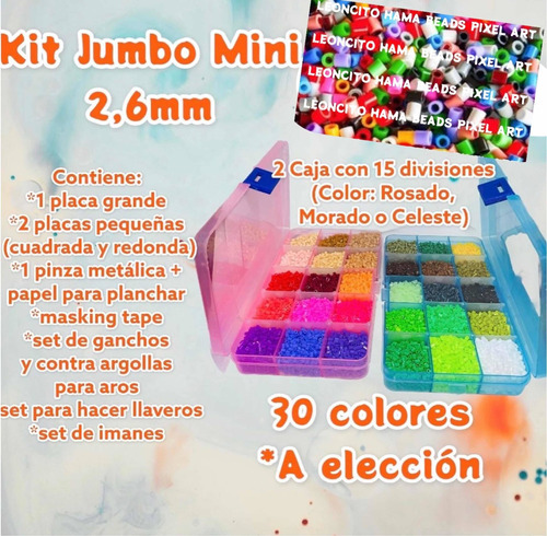 Hama Beads 2,6mm / Mini Kit Jumbo Box Mkni