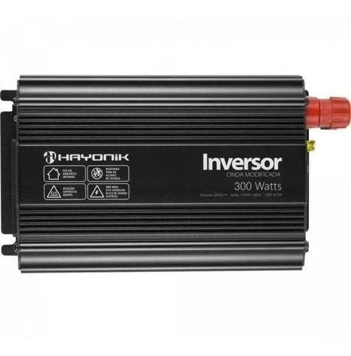 Inversor De Onda Modificada 300w 24vdc/127v Pw11-8 Hayonik