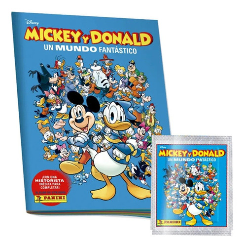 Álbum Mickey Y Donald + 20 Sobres