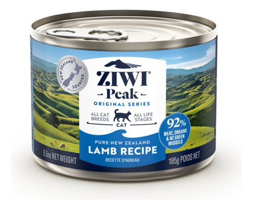 Alimento Enlatado Para Gato Ziwipeak, Lamb