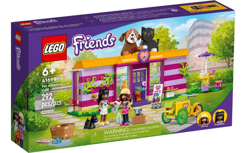 Lego Friends Cafeteria De Adopcion Para Mascotas 41699. 292p