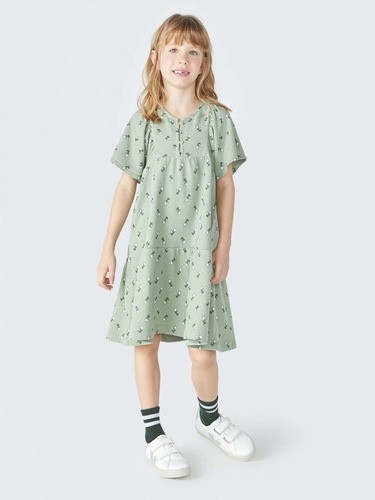 Vestido Infantil Estampado - 5b2l