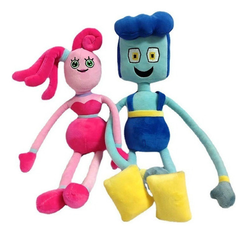 2 Brinquedos De Pelúcia Poppy Mom Dad Para Bonecas De Pernas