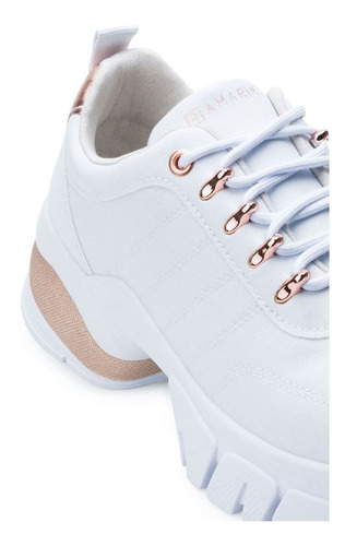 Imagem 4 de 6 de Tênis Feminino Ramarim Dad Chunky Sneaker 2180103 Rosa