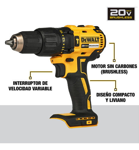 Rotomartillo Dewalt Dcd7781d2-b3 Inalámbrico 20v 2 Baterías