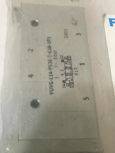 Electroválvula Vuvg-l14-p53e-t-g18-1p3 Festo (Usado)