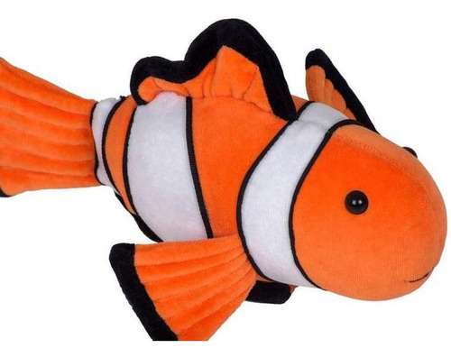 Peixe Palhaço De Pelúcia Bichos De Pano 998 32cm