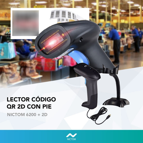 Lector De Codigo De Barras 2d Usb Qr Pdf417