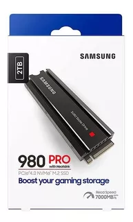 Disco Ssd M.2 Samsung 980 Pro 2tb + Disipador Ps5 Pc Laptop