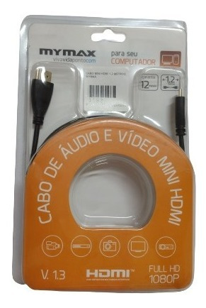 Cabo De Áudio E Vídeo Hdmi Para Mini Hdmi