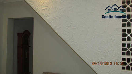 Imagem 6 de 29 de Sobrado Com 2 Dormitórios (01 Suíte)espaço Gourmet,02 Vagas Cobertas À Venda, 137 M² Por R$ 430.000 - Vila Alzira - Santo André/sp - So0294