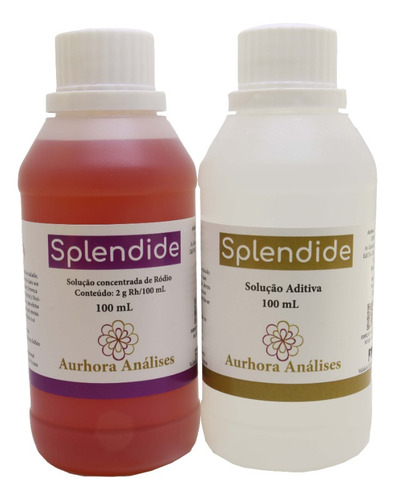 Banho De Ródio Splendide - 100ml (2g) - Aurhora Análises