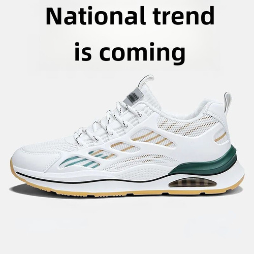 Zapatillas Ysnb Para Correr Con Masaje Transpirables Blancas