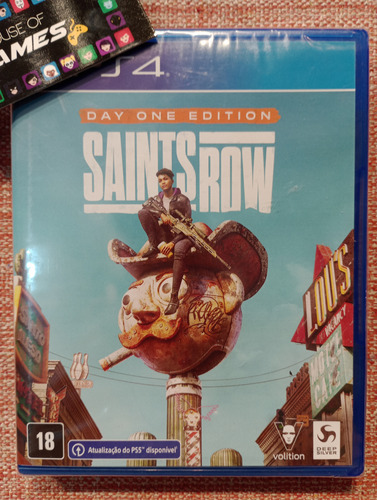 Saints Row Day One Edition Ps4 Midia Física Novo Lacrado (Usado)