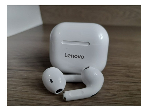 Imagen 5 de 8 de Audífonos in-ear inalámbricos Lenovo LivePods LP40 x 1 unidades blanco