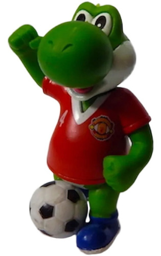 Mario Bros Gashapon Yoshi Festejando Manchester United Mu