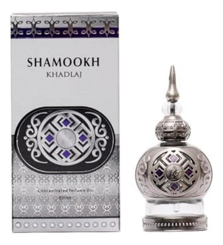 Aceite De Perfume Khadlaj Shamookh Silver Concentrado, 20 Ml