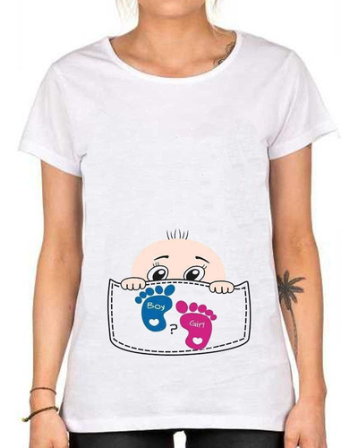 Remera De Mujer Baby Shower Embarazada Bebe Varios Modelo 19