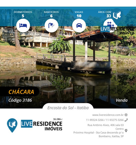 Imagem 1 de 15 de Chácara A Venda Na Cidade De Jundiaí A Itatiba - Live Residence - 3186