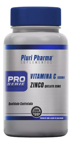Vitamina C 500mg + Zinc 35mg 180cps