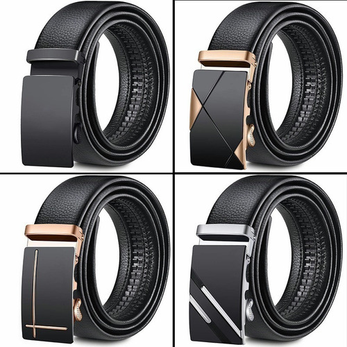 Cinturón Elegante Con Hebilla Automática Para Hombre