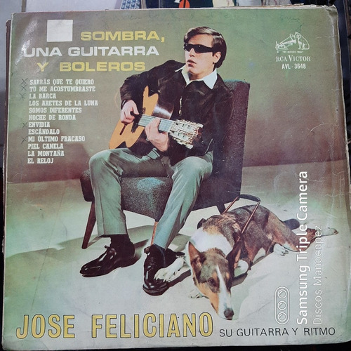 Vinilo Jose Feliciano Sombra Una Guitarra Y Boleros Aa M5