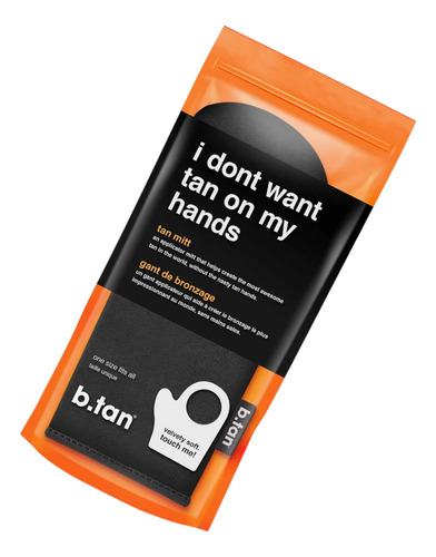 Manopla Guante Aplicador Auto Bronceador Talle Único