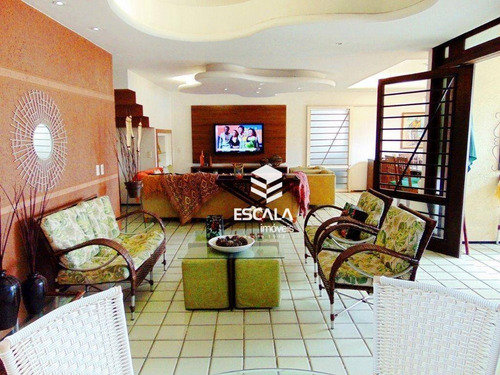 Imagem 14 de 30 de Casa Duplex 4 Quartos À Venda, 211m², 4 Vagas, Piscina - Papicu- Fortaleza/ce - Ca0239