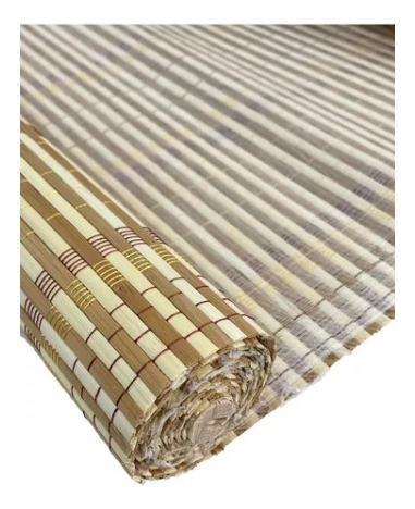 Cortina Persiana Roller Enrollable De Bambú 120x180 Cm