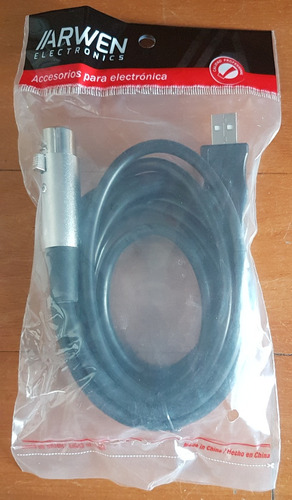 Imagen 1 de 7 de Cable Usb A Canon 3 Mts Microfono A Pc Audio Notebook