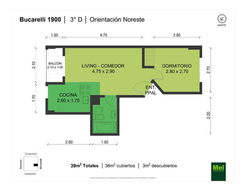 Comodo 2 Ambientes En Excelente Ubicación