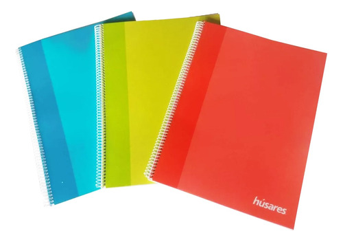 Cuaderno A5 Husares Cuadriculados Tapa Dura - Pack X6 