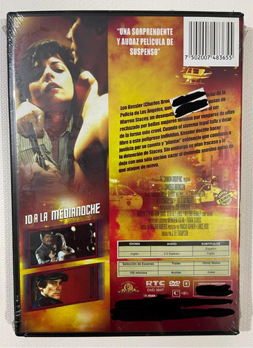 Película Dvd 10 A La Media Noche Charles Bronson Nuevo