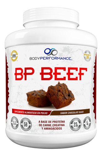 Bodyperformance Bp Beef 4 Lb Proteína Hidrolizada De Carne Sabor Chocolate