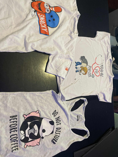 Lote De 2 Remeras Y Una Musculosa Niñas Talle S