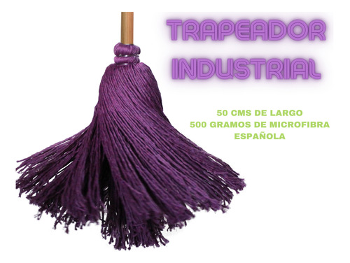 Trapeador Industrial De Microfibra Española Dilumac