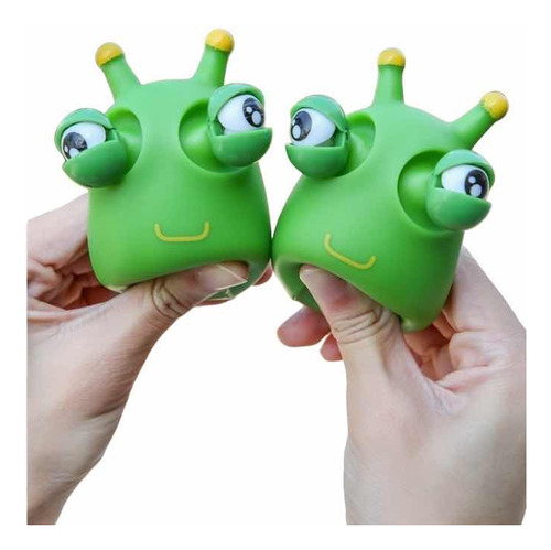 Juguete Antiestrés Gusano Bicho Ojos Popping Eyes Squishys