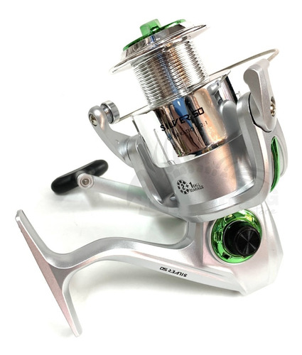 Reel Frontal Tech Silver 50 Pesca Variada Costa 3 Rulemanes